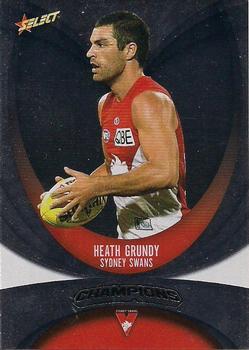2011 Select AFL Champions - Silver #SP160 Heath Grundy Front